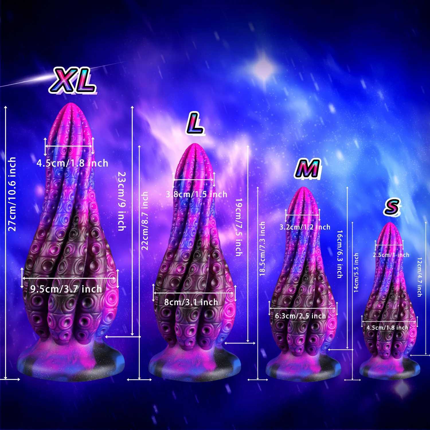 Fantasy Octopus Tentacles Anal Plug Anal Play Big Dildo Butt Plugs Female Masturbation Dilator Men Women Sex Toys For Adult Gay XJ250806