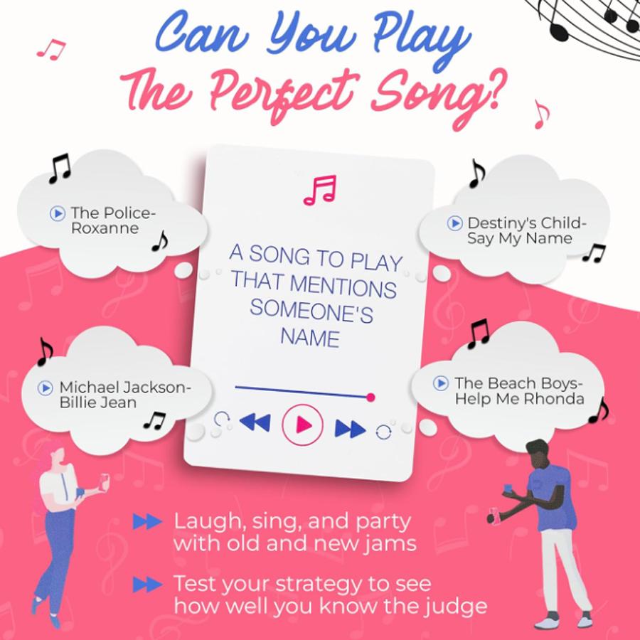 Game That Song - Fun Music Card Game for Adults and Teens - Compete to Play The Best Song- Makes A Great Gift for Music Lovers, Game Night, Karaoke or