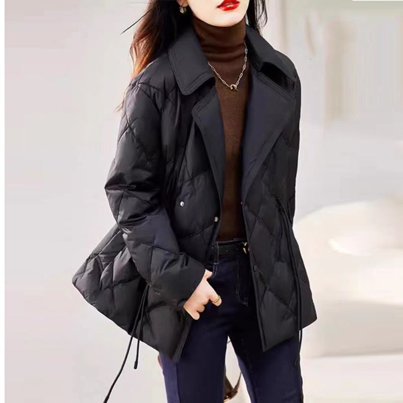 Jacket for Women, High-End Feel, Winter Short New Chinese Little Style, Lightweight Duck Down Coat, Pinghu