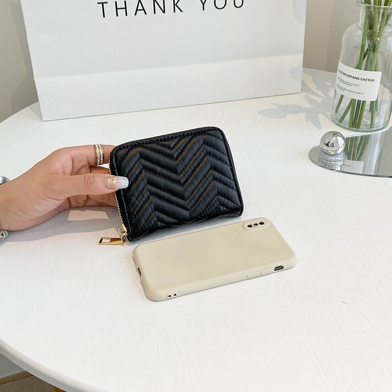 Luxury Wallet Women's Wallet Trendy Short Zero Wallet Small Designer Mini Wallet PU Leather Card Bag Instagram Style 250806