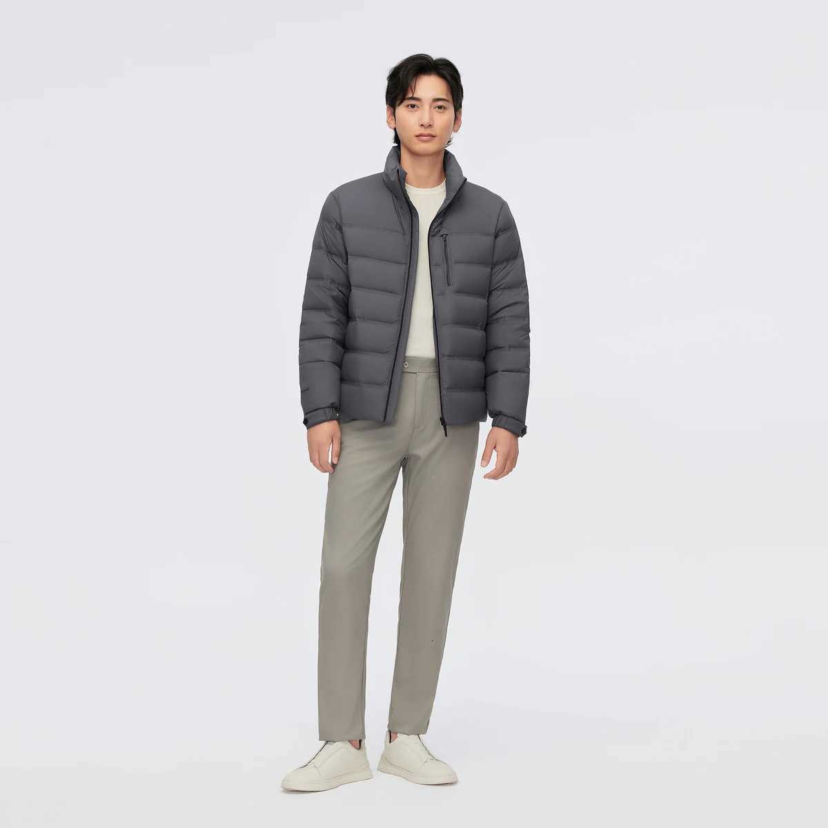 BOSIDENG down jacket for men 90% goose down jacket with stand collar smart casual outerwear Puffer Jacket W250806