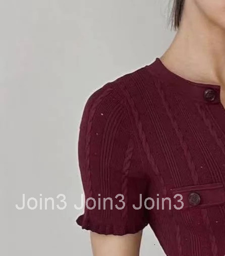 Womens white knitted midi dress single breasted short sleeve round neck ladies elegant robe Early Autumn