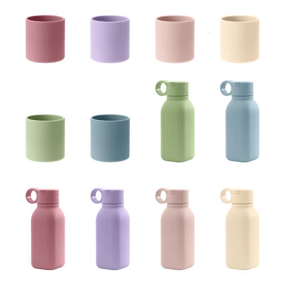 1PCS Baby Learn To Drink Cup Drinkware Silicone Cups For Toddlers Kids LeakProof Child Water Cup Bottle Feeding Cup Baby Supplies X250806
