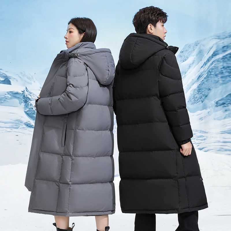 -304 Down Jacket Men Long Jackets Winter Warm Lightweight White Duck Down Coats Men Streetwear Overcoats Women Clothing W250806