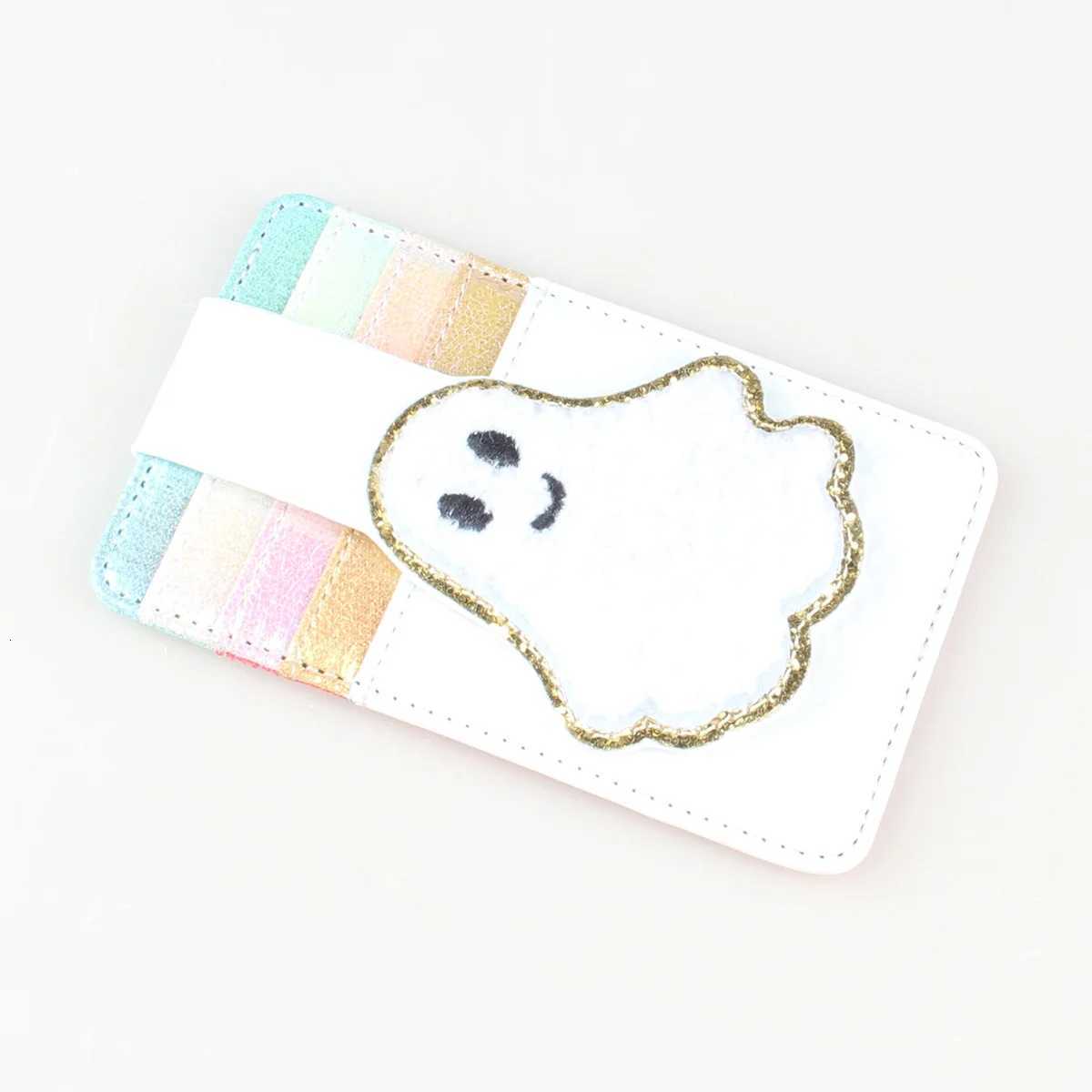 Zero Face Wallet Halloween Themed Bifold Cardholder PU Leather Button Closure XJ250806