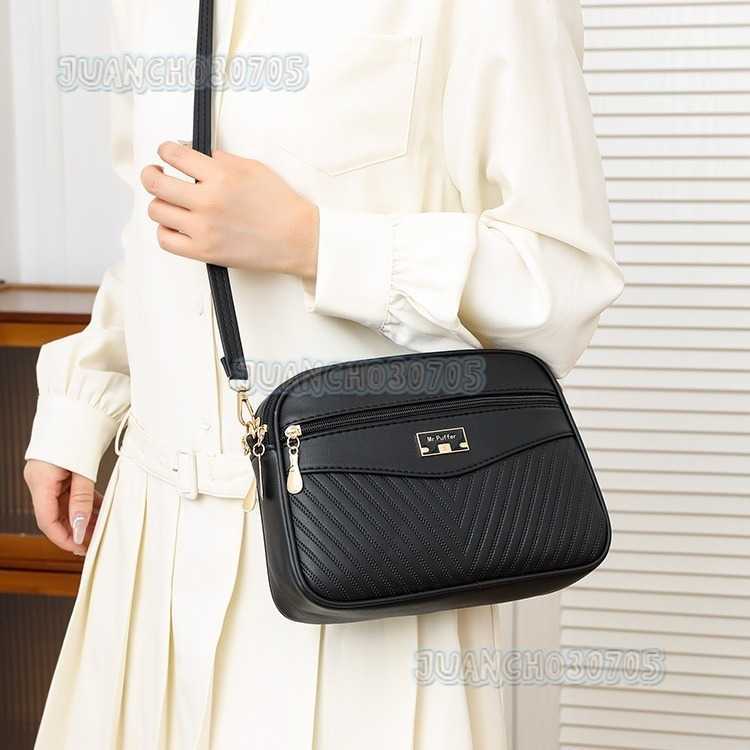 Bag 2025 New Summer Womens Crossbody Niche Underarm Bag Printed Ladies Shoulder Small Square Bag H250806