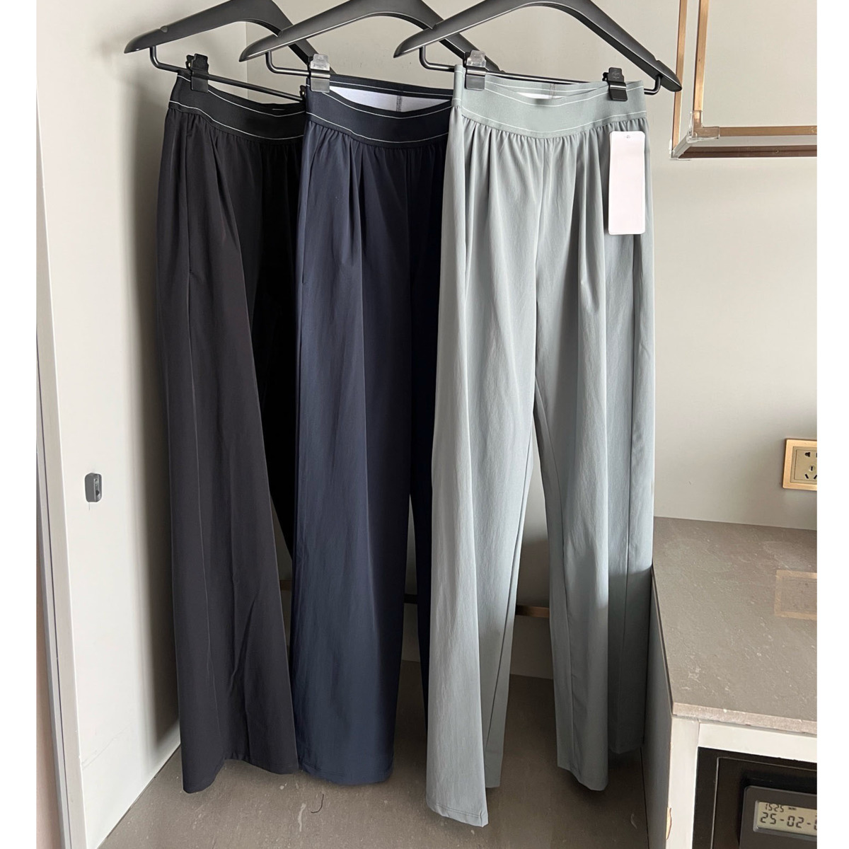 Designer Yoga Sports Pants Womens High-Waist Full-length Dance StudioTrousers Straight-Leg Suit Up Trouser Weekend City Jogger Sweatpants Wrinkle-resistant