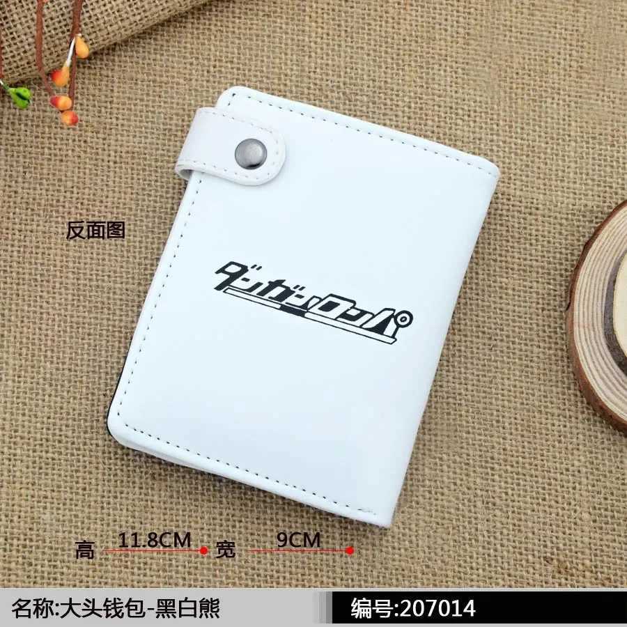 Anime Danganronpa Men Wallets Monokuma Cartoon Short Purse With Coin BagXJ250806