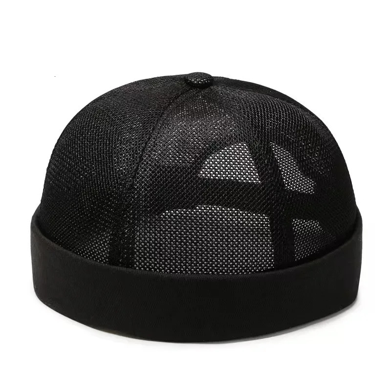 Same Style for Men and Women Hip-Hop Mesh Visor Cap Summer Breathable Rolled Brim Hat Sun Protection Sports Head Cover 250806