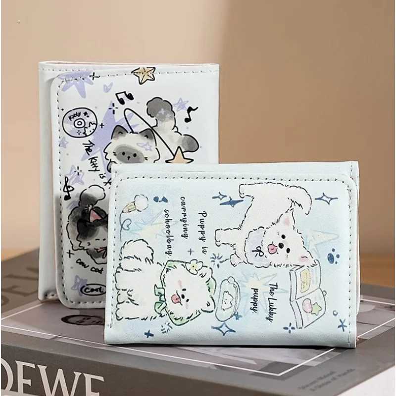 New Kitten XINGX Wallet All-Match Card Holder Large Capacity Multi-Card-Slot Coin Purse Gift Couple Three Fold Niche FemaleXJ250806