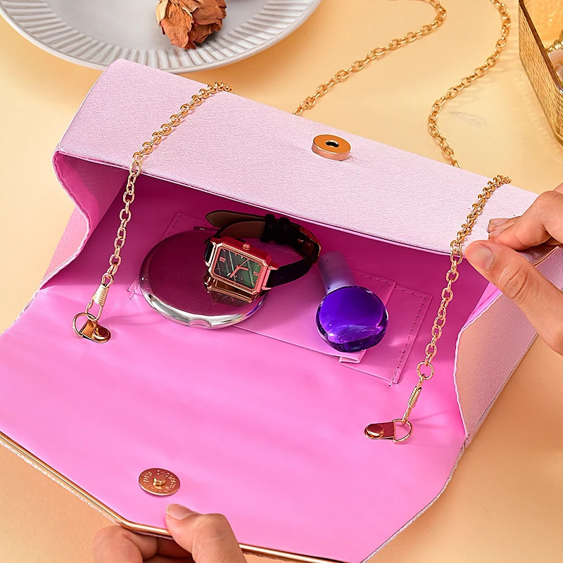 pleated cover envelope purse hand bags clutch bag evening shoulder bags for women Wedding Dinner Party bag 250730
