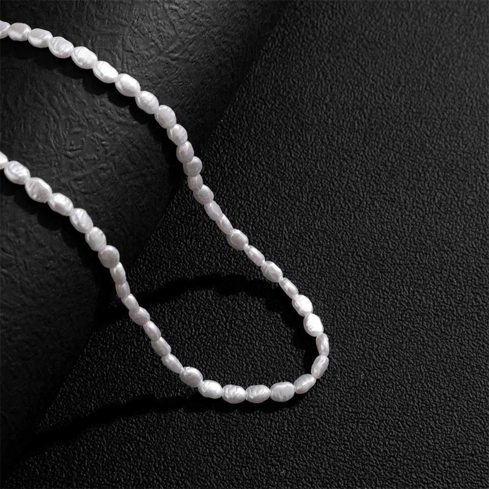 Baroque Alien Pearl Necklace Mens And Womens Trendy And High-end Necklace Collar Chain Accessories Y250805