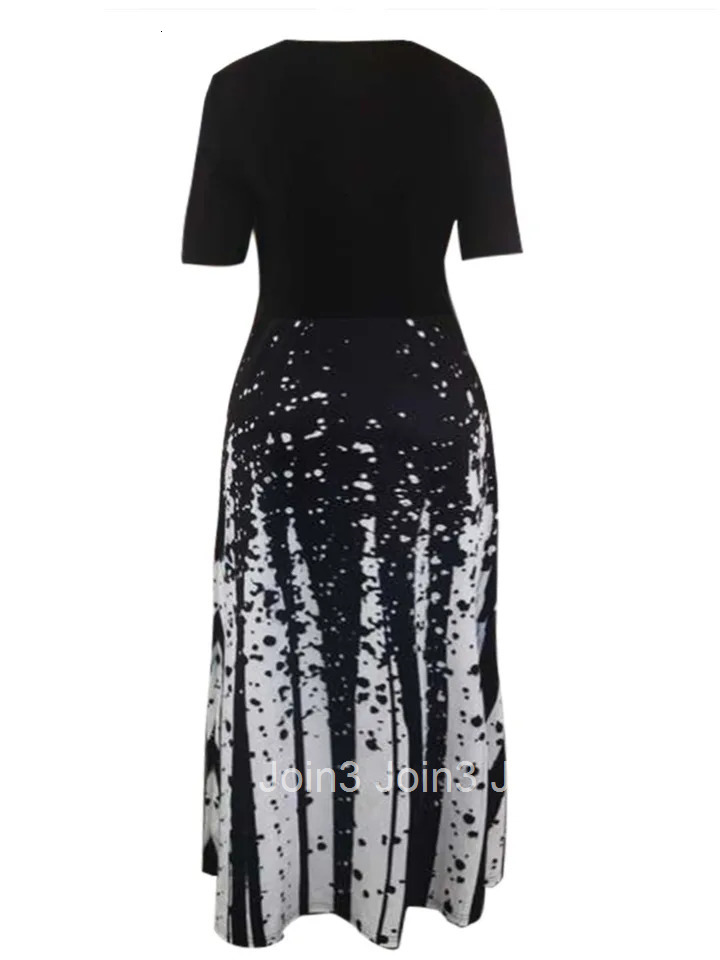 LW Womens Casual dresses short sleeve Pocket Design A Line Dress office Elegant Fashion maxi dress vestido Womens Clothing