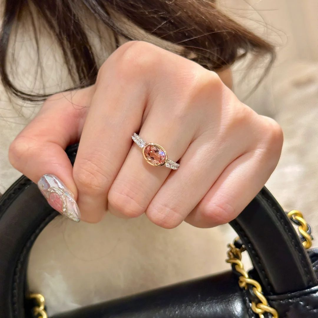 2025 Ins Top Sell Elegant Wedding Rings Simple Fashion Jewelry 925 Sterling Silver Oval Cut 5A Cubic Zircon CZ Diamond Gemstones Promise Women Open Ri