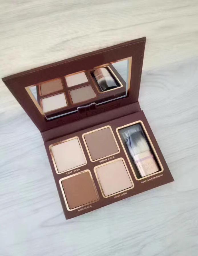 new makeup Cocoa Contour Chiseled to Perfection Face Contouring Highlighters Kit Bronzers Highlighters ePacket ship9041307