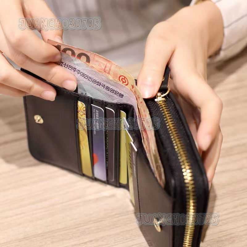 New Wallet Womens Simple Mini Wallet School Students Short Change Bag Card Bag Multi Card Slot H250806