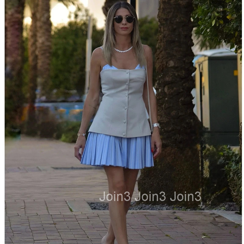 Dress Womens New Dresses Summer Chic Patchwork Sling Tube Top Slim Mini Elegant Holiday Women Dress Street Fashion Dresses