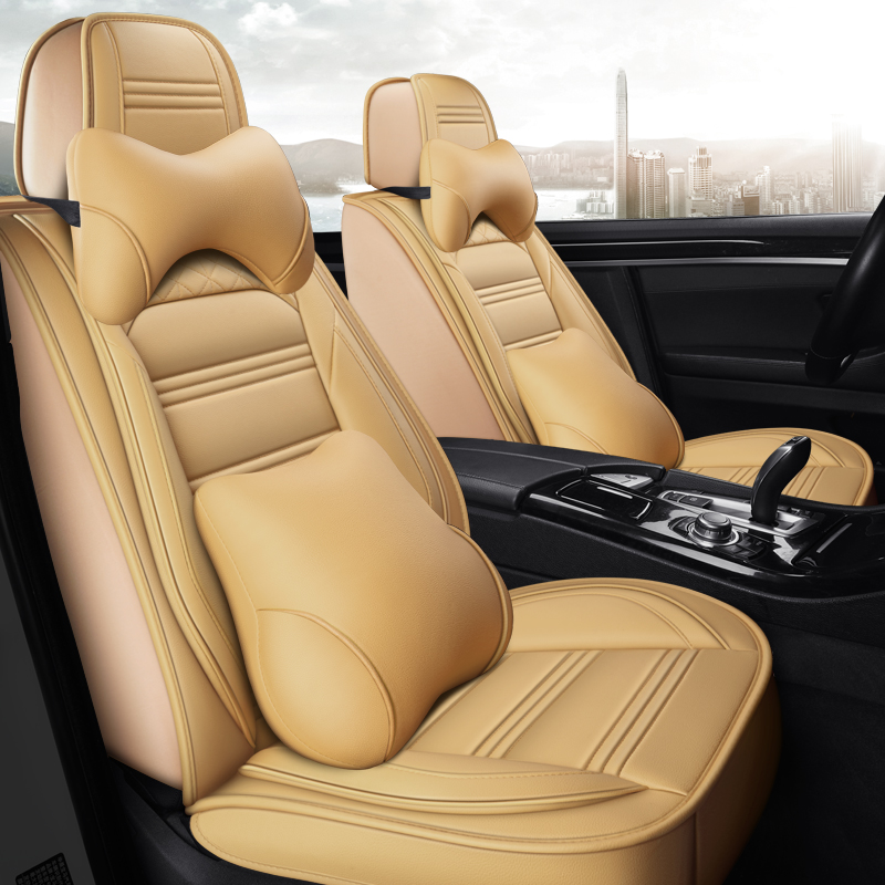 Precision-Fitted Auto Interior Upgrades with Durable Leatherette Seat Covers
