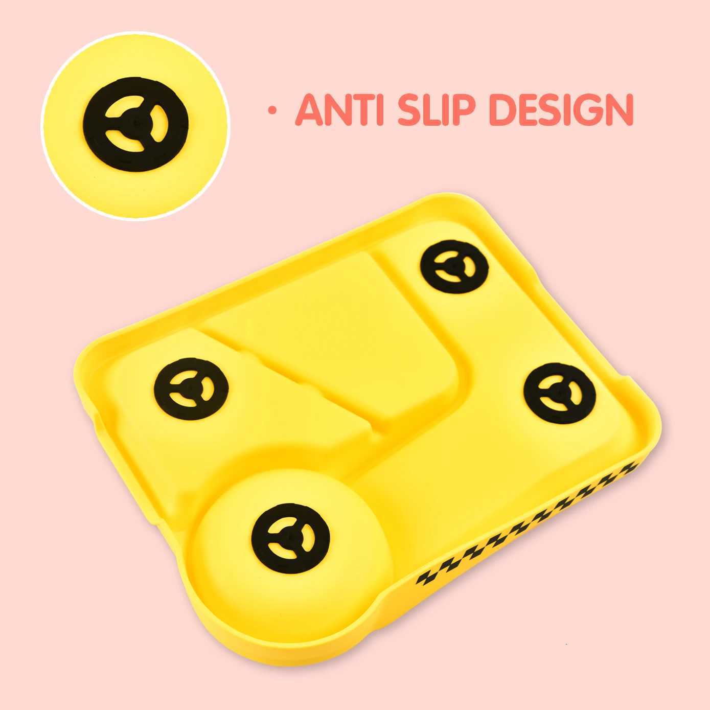 Childrens Feeding Dish Set of Dishes for Baby Stuff Suction Cup Plate Aesthetic Tableware for Kids Plates Utensils Dinner Kit X250806