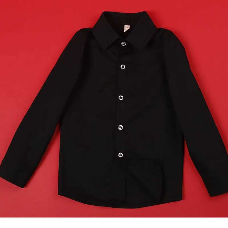 Teenage Boys Shirts School Shirt For Boys Turn Down Collar Shirt For Girls White Kids Birthday Dress Blouse 6 8 10 12 14 Years X250806