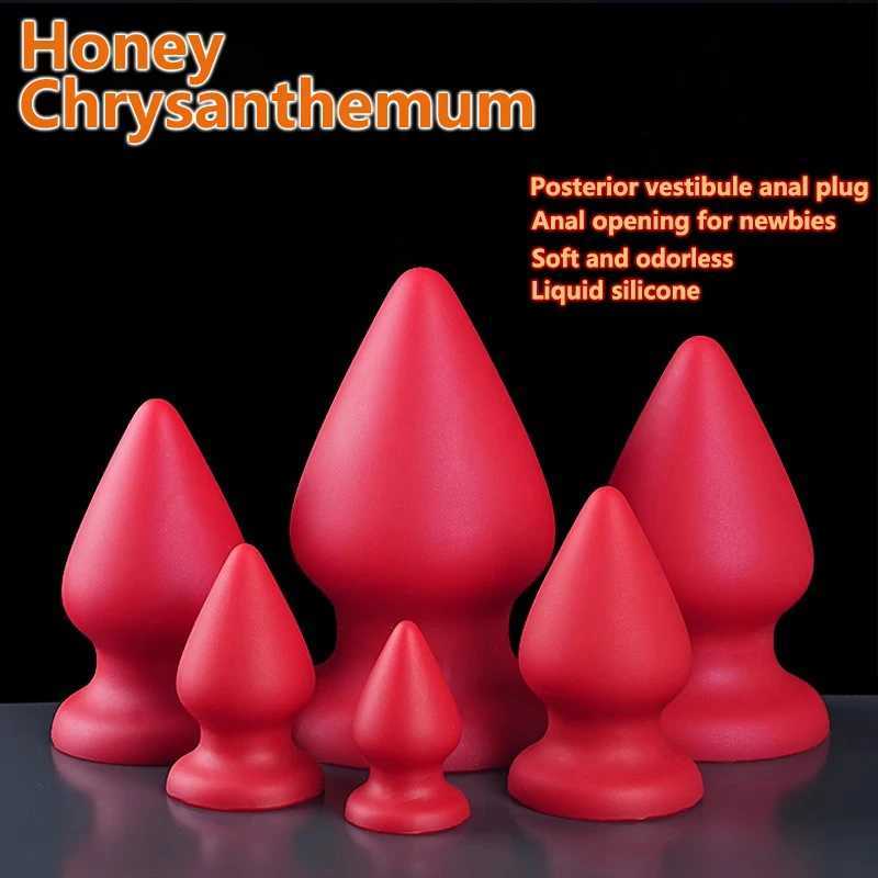 huge Butt Plug Silicone Anal Plug with Suction Cup Oversize Male Prostate Stimulation Female Vaginal Massage Dilator Adult Sex ToysXJ250806