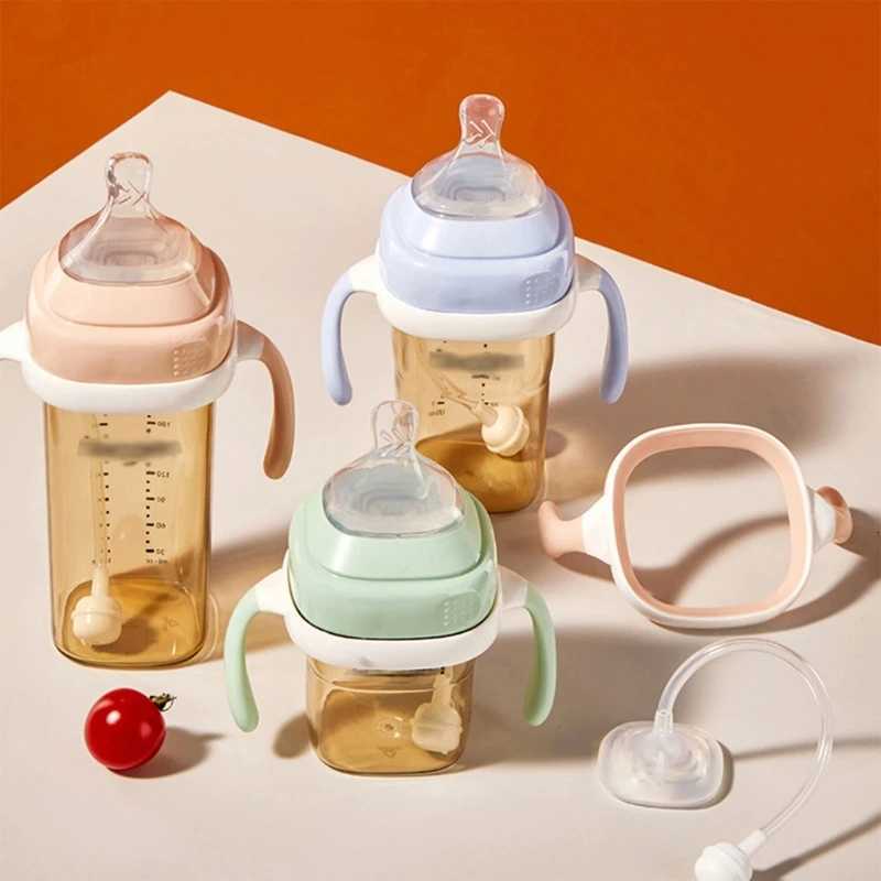 Square Shape Handle Feeding Bottle Lightweight for Hegen Handle Easy Grasp for Baby 6M+ Bottle Cover Replacement X250806