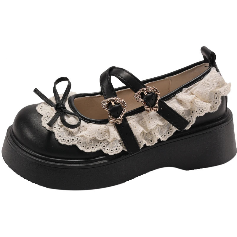 er Womens Mary Jane Shoes with Elegant Butterfly-Knot Thick Heel Fashionable Party Dress Footwear Platform Sandals 250731