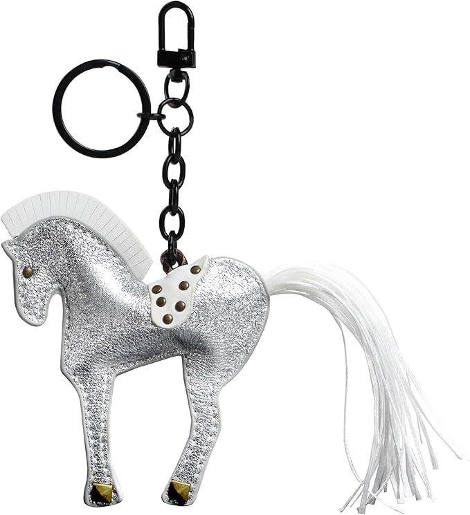 Keychains In Leather Horse Bag Charm Rope Bow Accessories Luxury Pendant Creative Ornament Gift