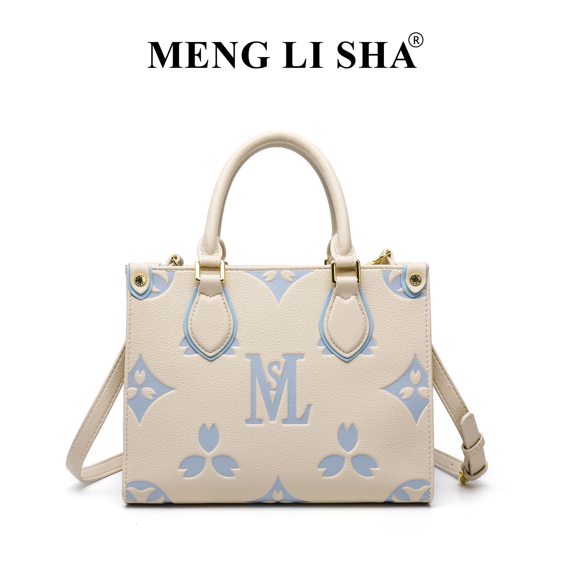 2025 MENG LI SHA New Women's Bag Korean Lazy Wind Commuter Large Capacity Tote Bag High-end Texture Fashion One-Shoulder Crossbody Bag