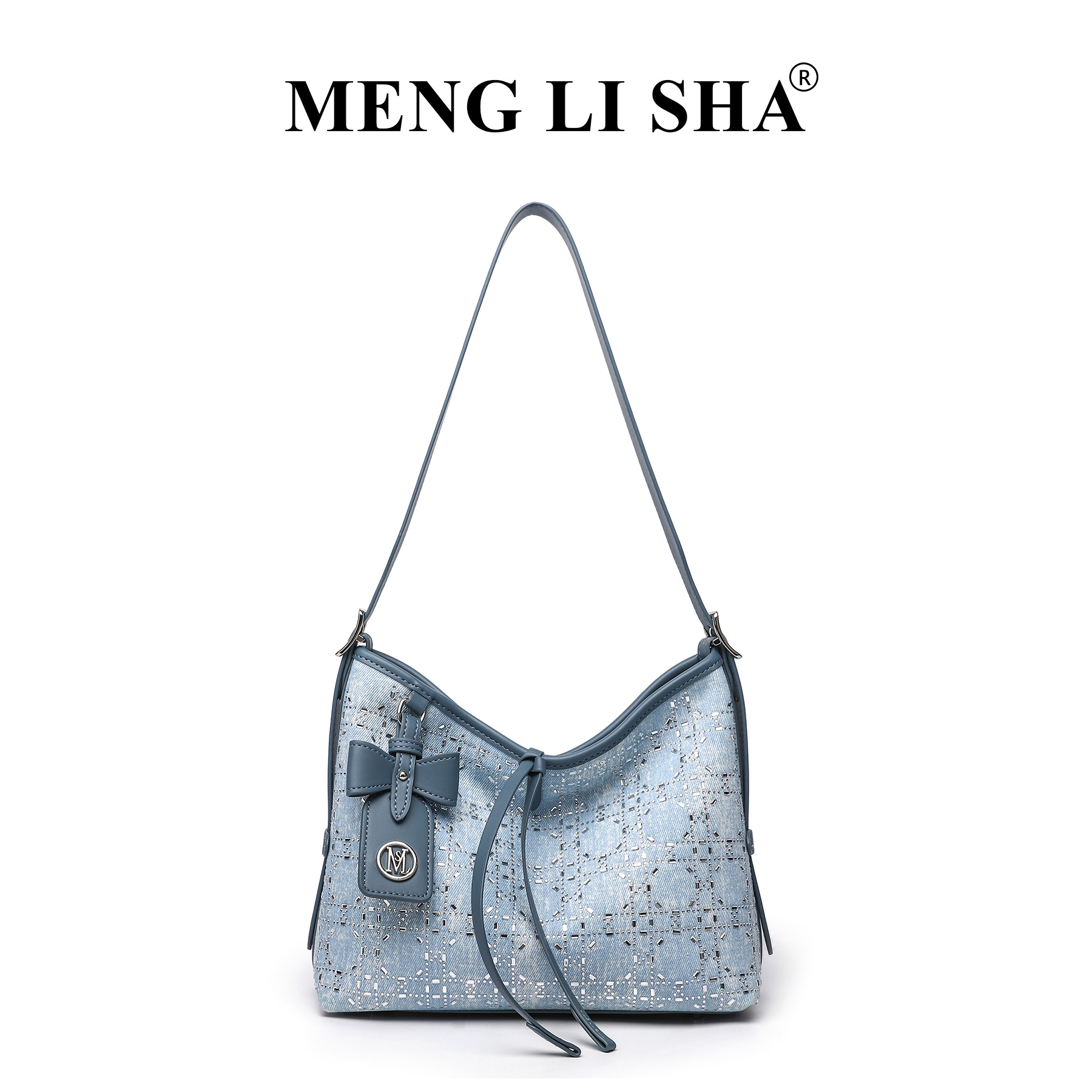 MENG LI SHA Commuting Lazy Large-Capacity Single-Shoulder Underarm Tote For Women New Fashionable Personalized And Simple Handheld Bag In Summer 2025