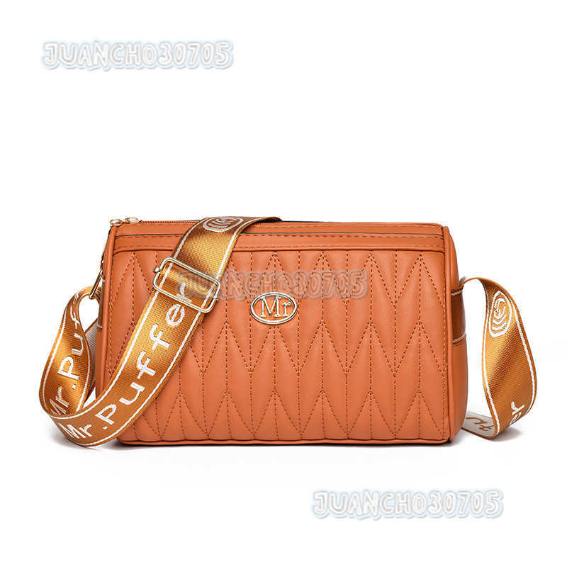 Trendy Womens Bag 2025 New Pu Pleated Crossbody Bag Small Womens Shoulder Bag Tote Bag H250806