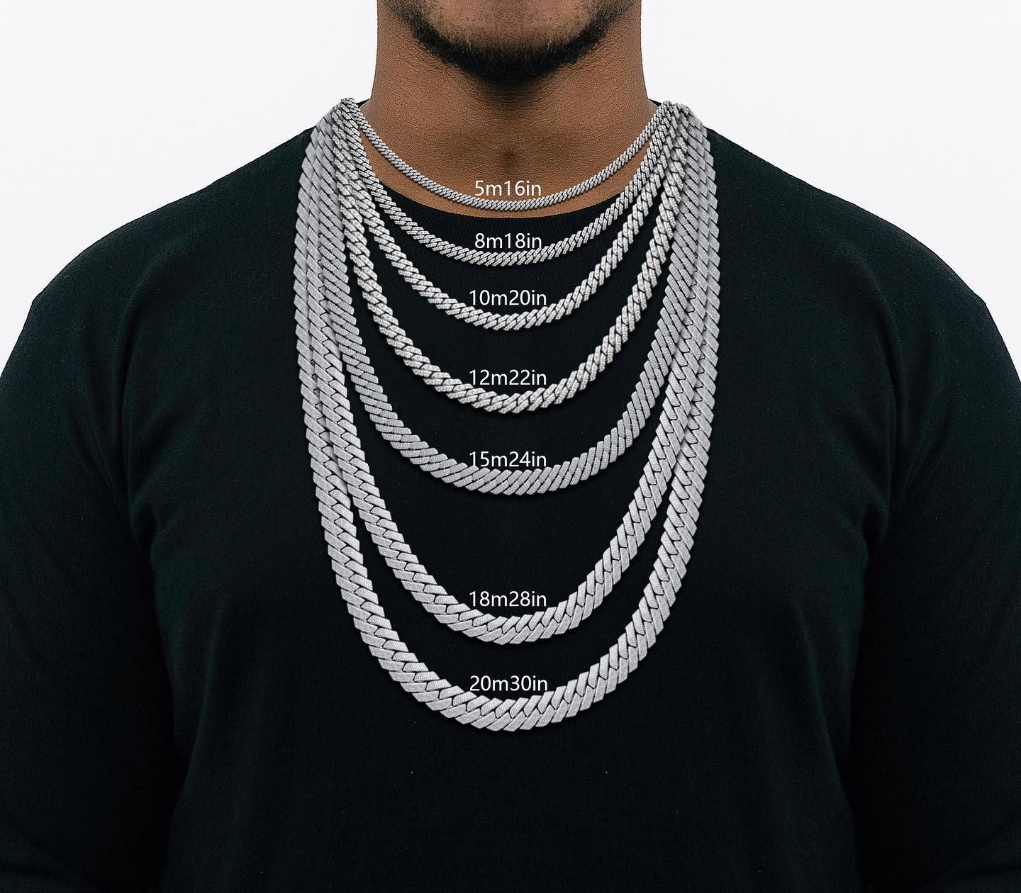 16mm Full Inlaid 3 Row Zirconia Rhombus Cuban Chain Women Hip Hop Singer Street Accessories Necklace for Men