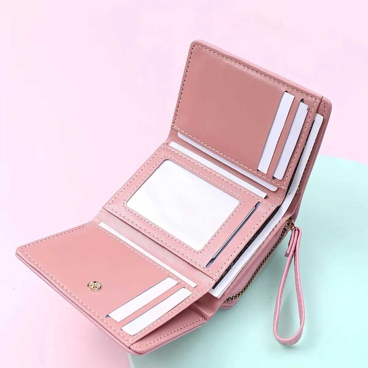 Classic Fashion Three Fold Wallet Coin Card Storage Womens Casual Student Small and Large CapacityXJ250806