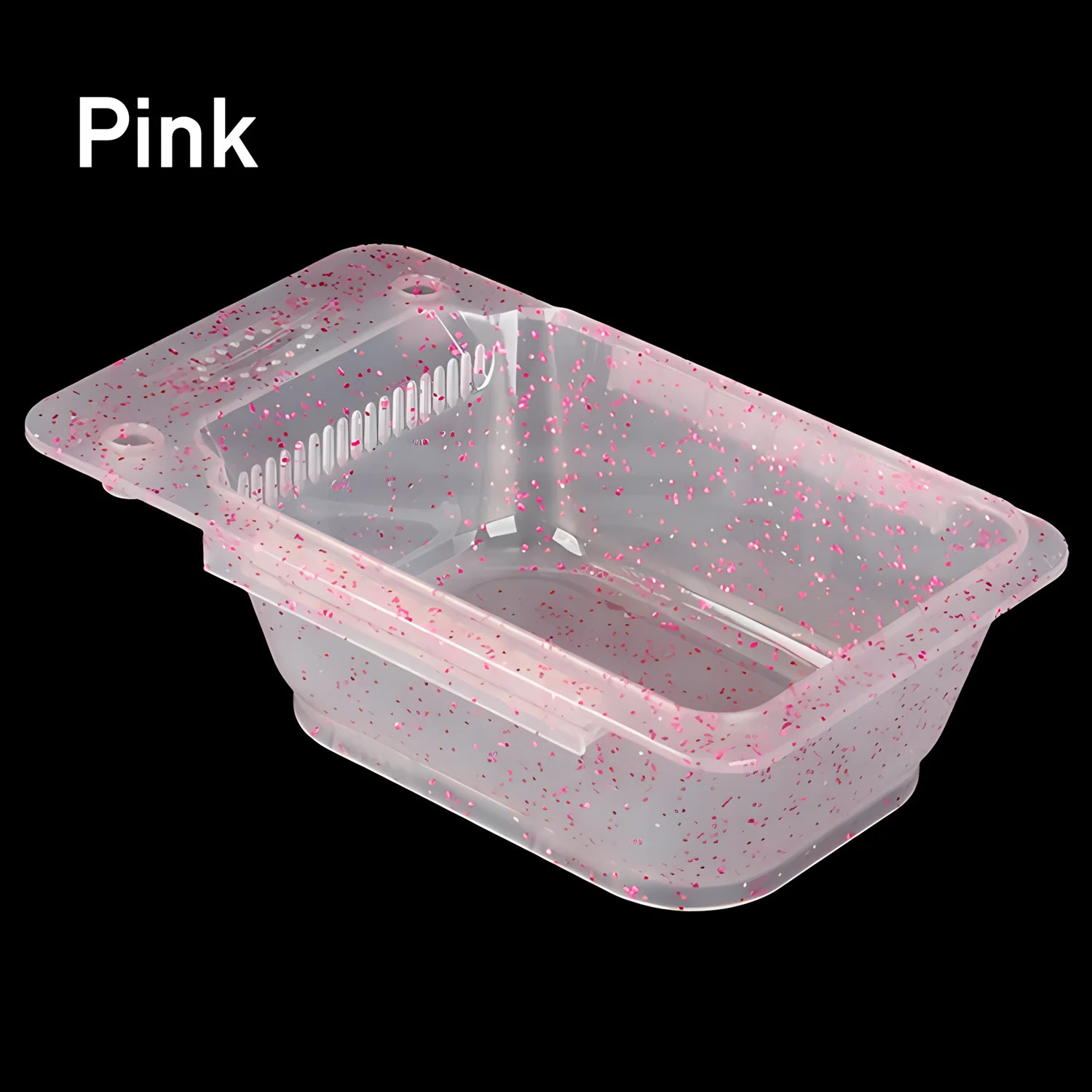3pcs/set Glitter Hair Coloring Bowl for Salon Barber Dye Cream Mixing Container with Teeth Highlight Bleach Tnit Mixer Set 1880 250805