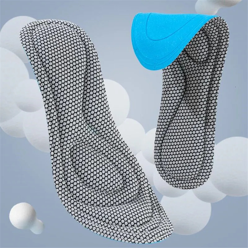 Memory Foam Insoles for Shoes Men Women Nano bacterial Massage Sport Insole Feet Orthopedic Shoe Sole Running Accessories 250805