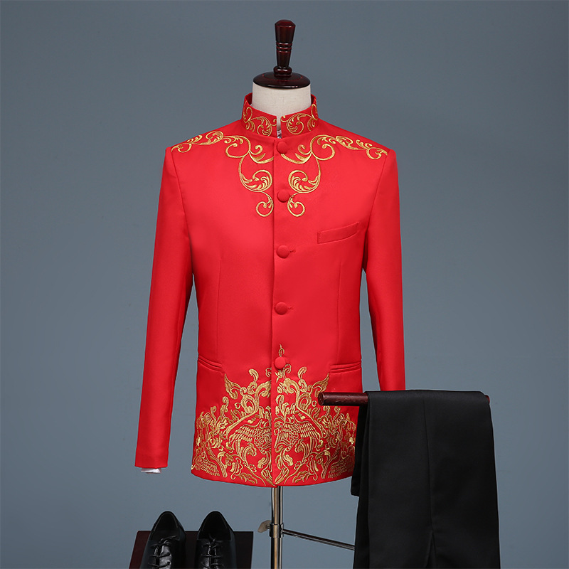 H822Business casual suits for bank employees, groomsmen, and professional formal wear