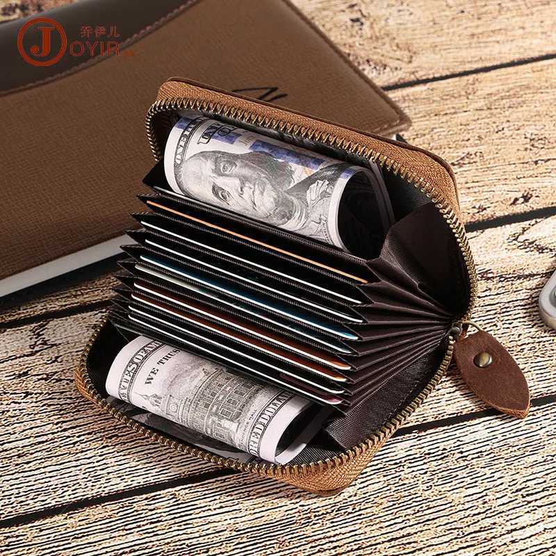 Mans Purse Zipper Coin Purse Short Wallet Men Women Short Wallet RFID Driving License Bag Wallet Multi Cards XJ250806