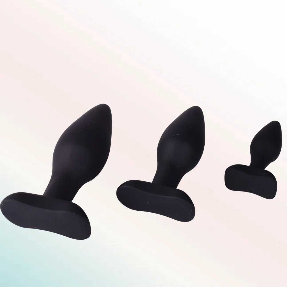 Anal Plug Silicone Dildo Buttplug Anal Butt Plugs G Spot Stimulation Unisex Wearable Stopper Adult Sex Toys for Men Women XJ250806
