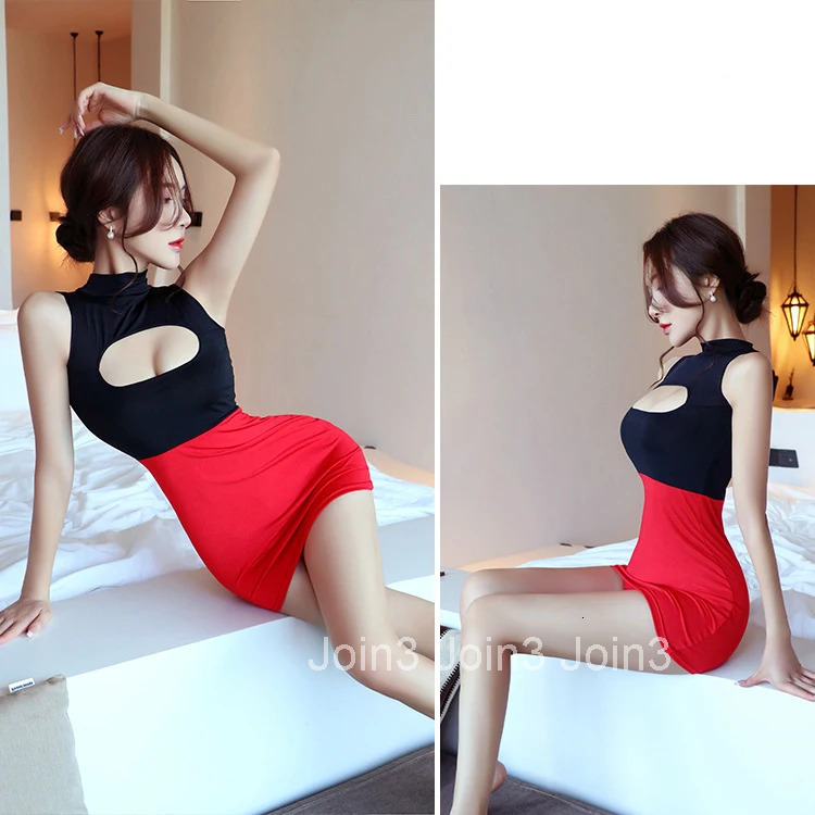 Dress Deep V busty tight hugging skirt secretary uniform seductive womens dress dresses in offers elegant womens party dresses