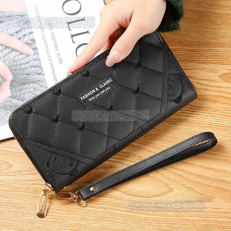 New Womens Long Zipper Multi-functional Versatile Wallet Large Capacity Phone and Purse H250806