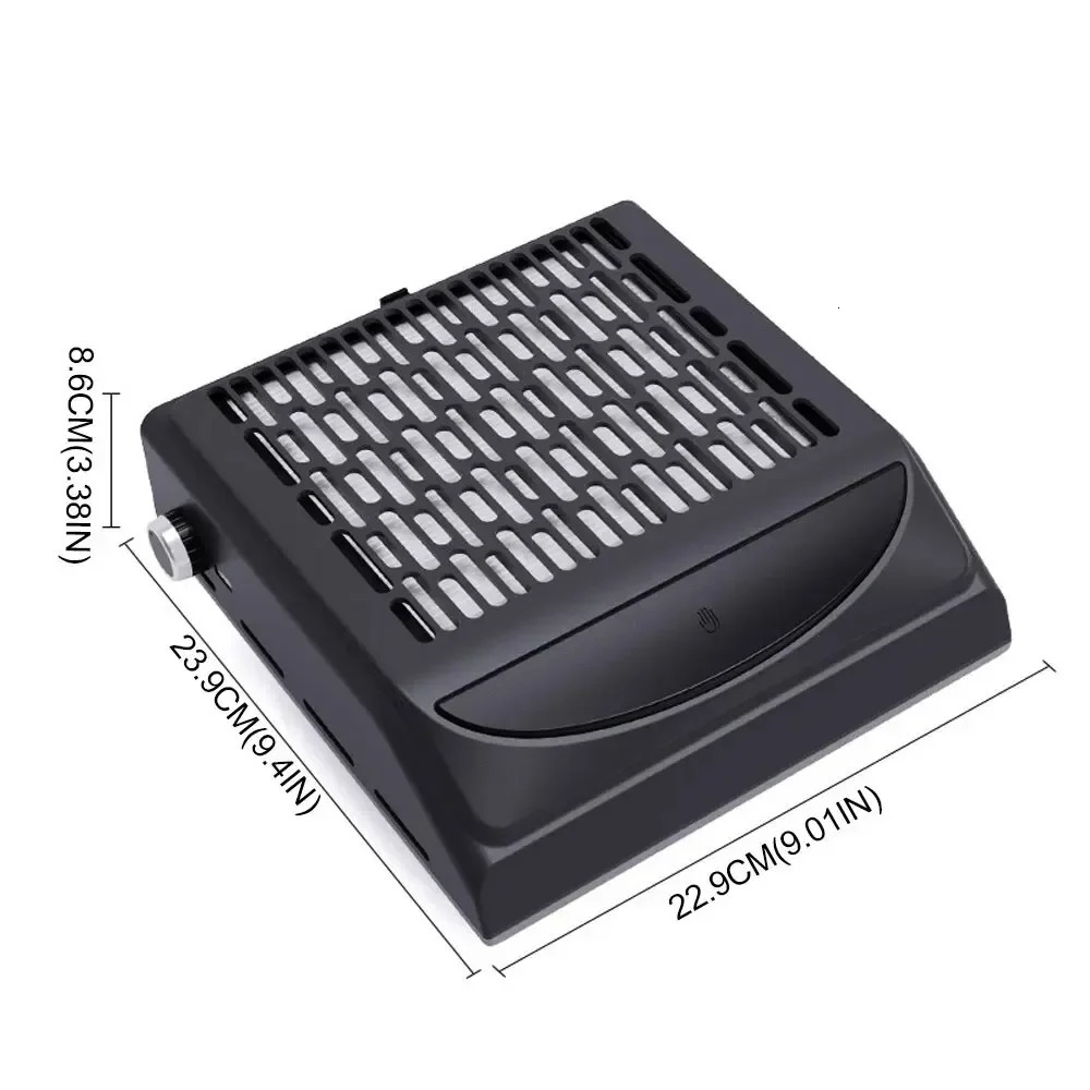 100W Powerful Nail Dust Collector Absorber for Manicure Low Noise Professional Nail Vacuum Cleaner Dust ctor for Acrylic 250729