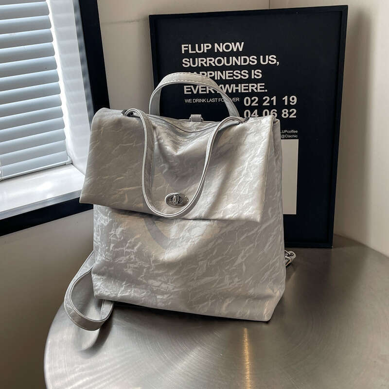 Minimalist convertible backpack Korean version fashionable, adjustable shoulder straps, large capacity suitable for women's daily commuting and t