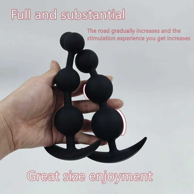 Super Long Anal Beads Anal Plug Prostate Massage Big Butt Plug Vaginal Balls Anal Stimulation Pull Bead Dildo Deep Anal Sex ToyXJ250806