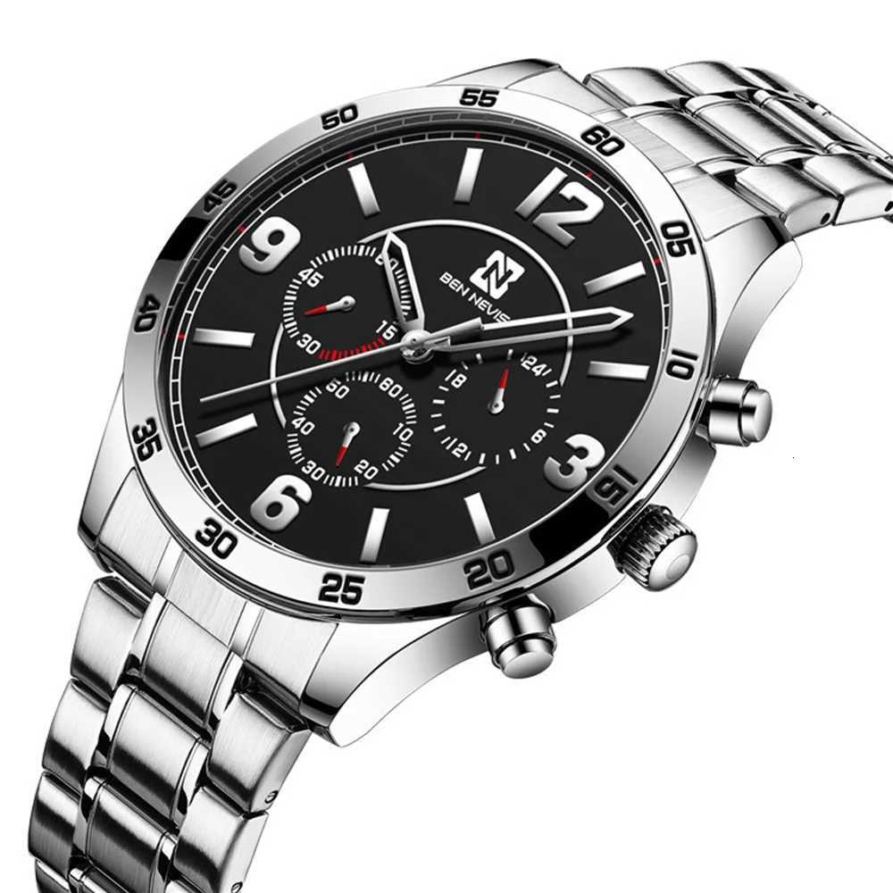 Luxury 45mm Mens Wristwatch Install Quartz Mens 3ATM Diving Sport Wristwatch W250806