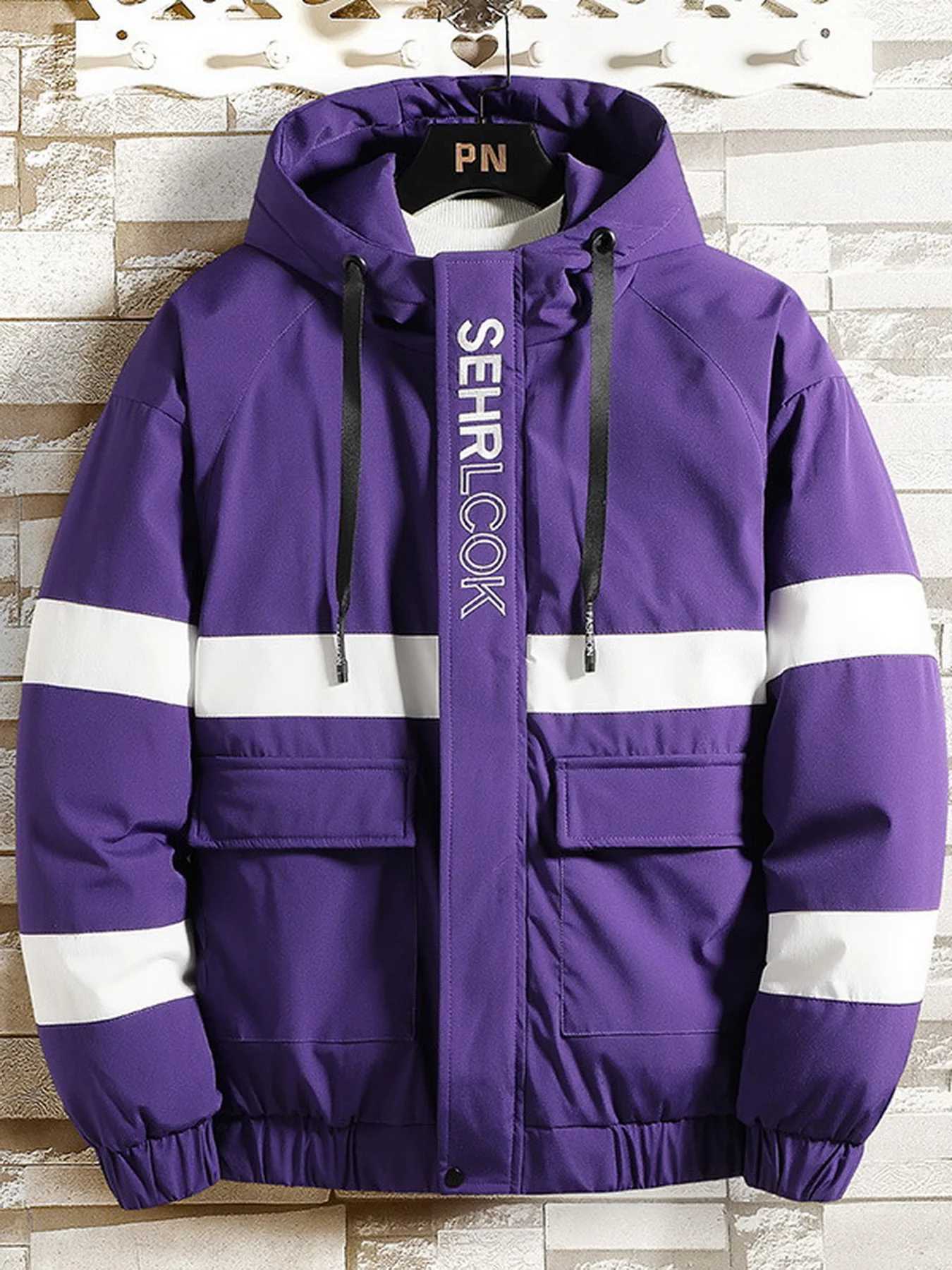 2024 New Fashion Mens Winter Coat Jacket Korean Tide Thick Winter Jacket Tooling Down Padded Winter Clothes W250806