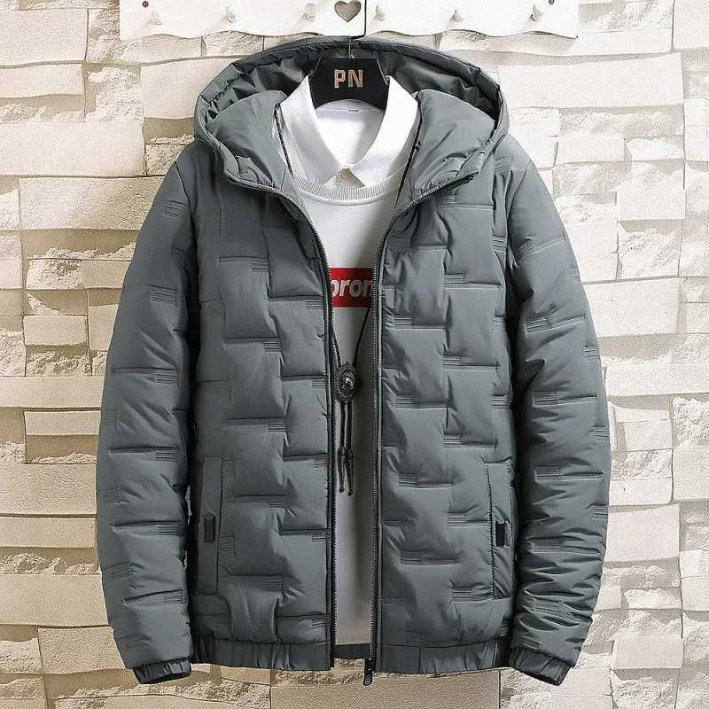 2025 New Winter New Cotton Jacket Mens Baseball Collar Mesh Pressed Lightweight Cotton Jacket Vintage Flight Casual Long Sleeve W250806