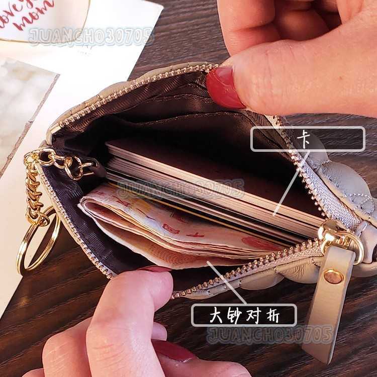 Mini Wallet for Women Compact Leather Wallet Short Genuine Leather Coin Purse 2025 New Simple Zipper Wallet H250806