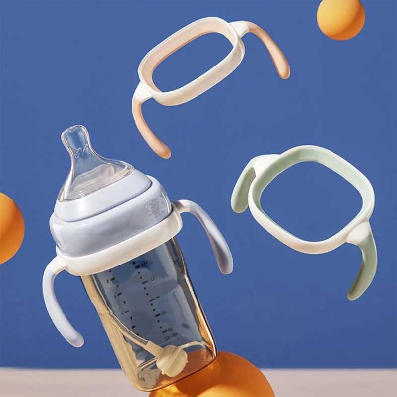 Square Shape Handle Feeding Bottle Lightweight for Hegen Handle Easy Grasp for Baby 6M+ Bottle Cover Replacement X250806