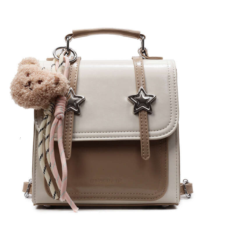 Girls' small leather bags, commuting handbags, multifunctional backpacks, ideal choices for teenagers, girls, and leisure outings