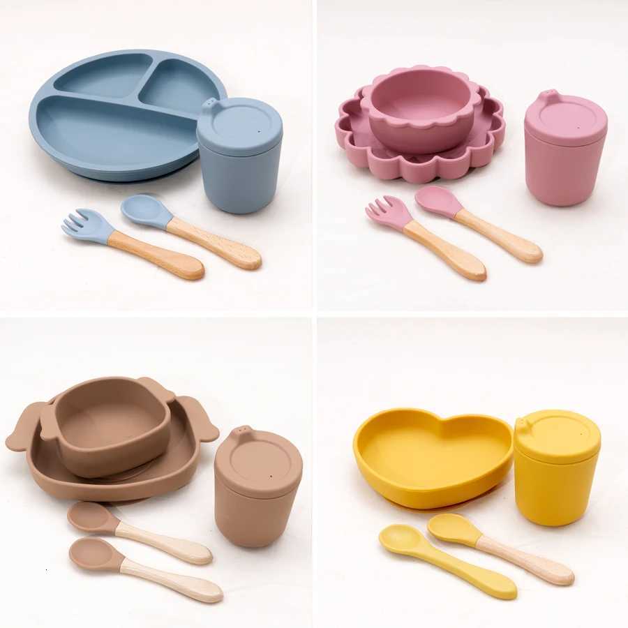 Baby Silicone Drinking Cup Childrens Drinking Cup Training Sucking Leak-proof Travel Cup Food Grade Silicone Material Baby Show X2508061